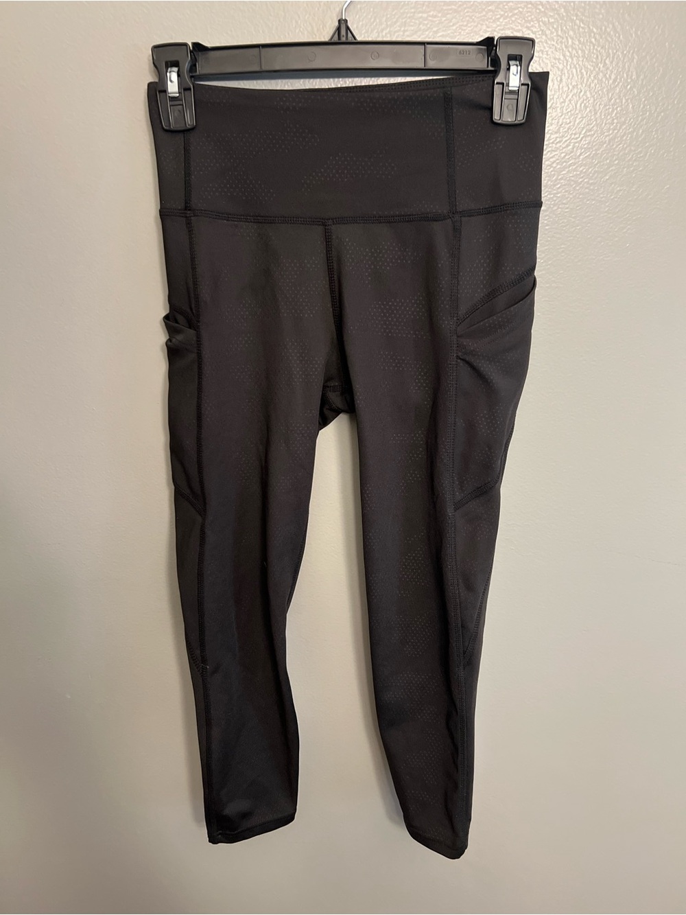 Nicole Miller Black High-Waist Pocket Leggings